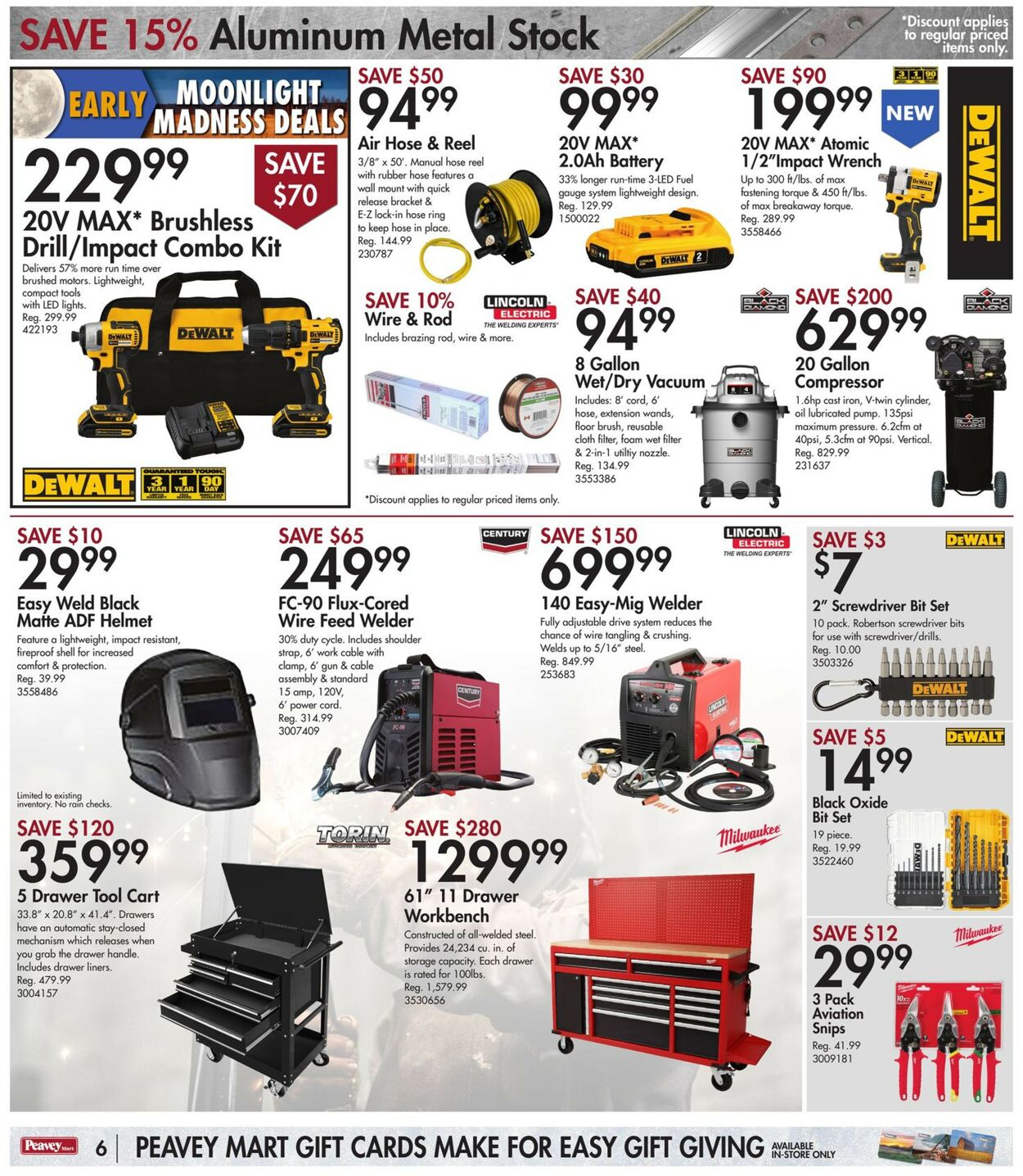 Peavey Mart Flyer from 11/18/2022