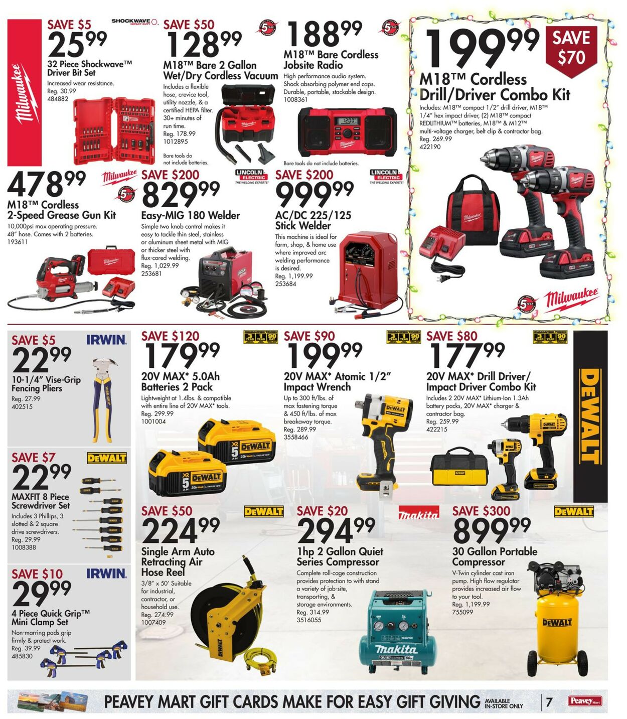 Peavey Mart Flyer from 12/16/2022