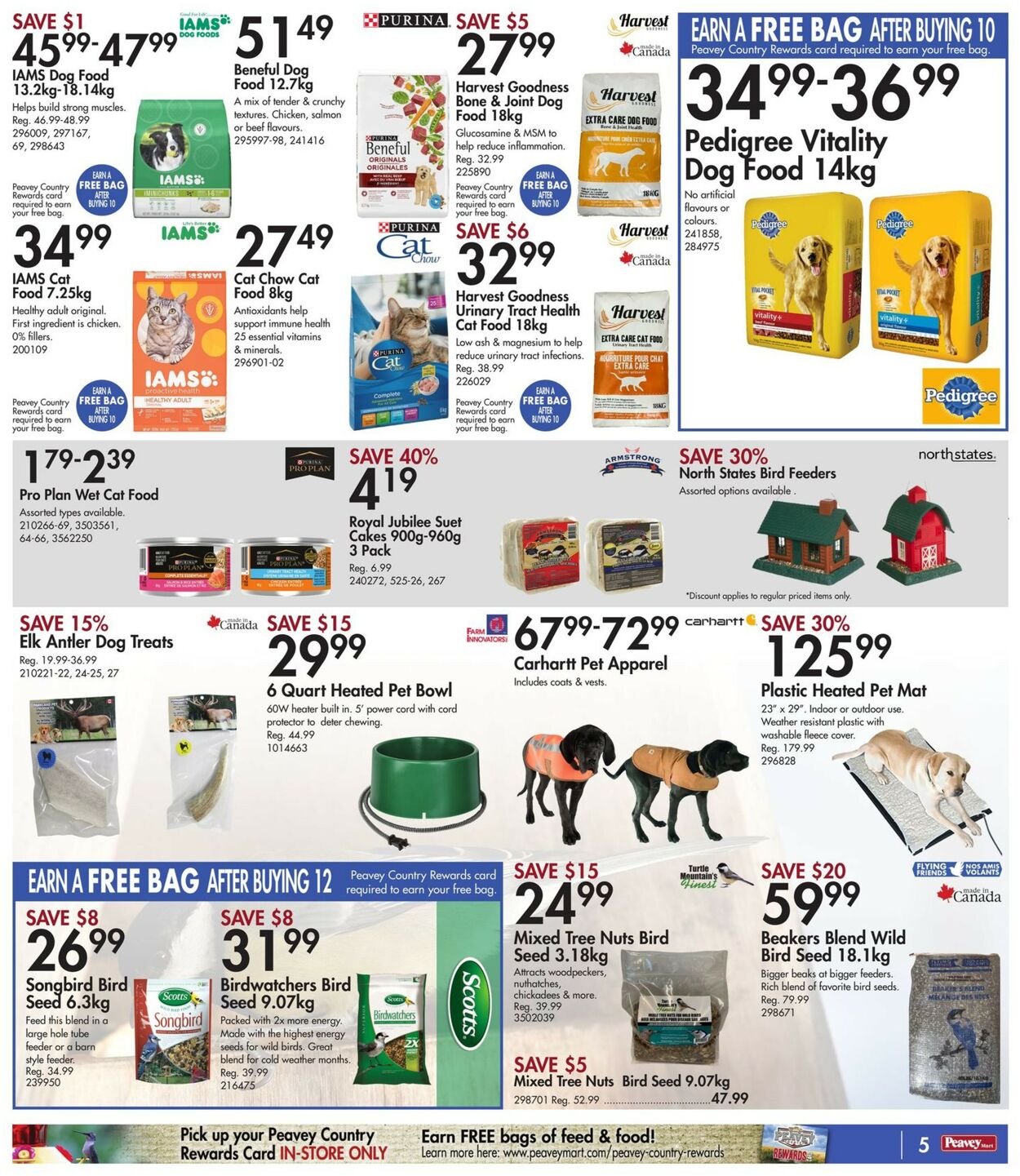 Peavey Mart Flyer from 12/30/2022
