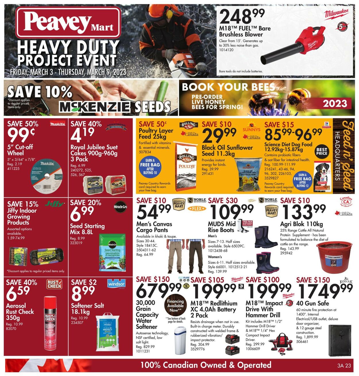 Peavey Mart Flyer from 03/03/2023