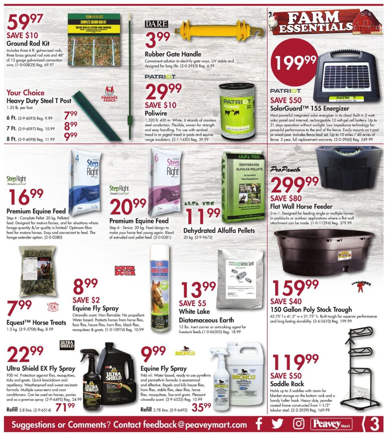Peavey Mart Flyer from 05/24/2019