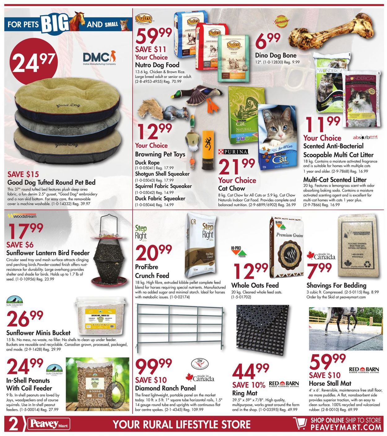 Peavey Mart Flyer from 07/12/2019