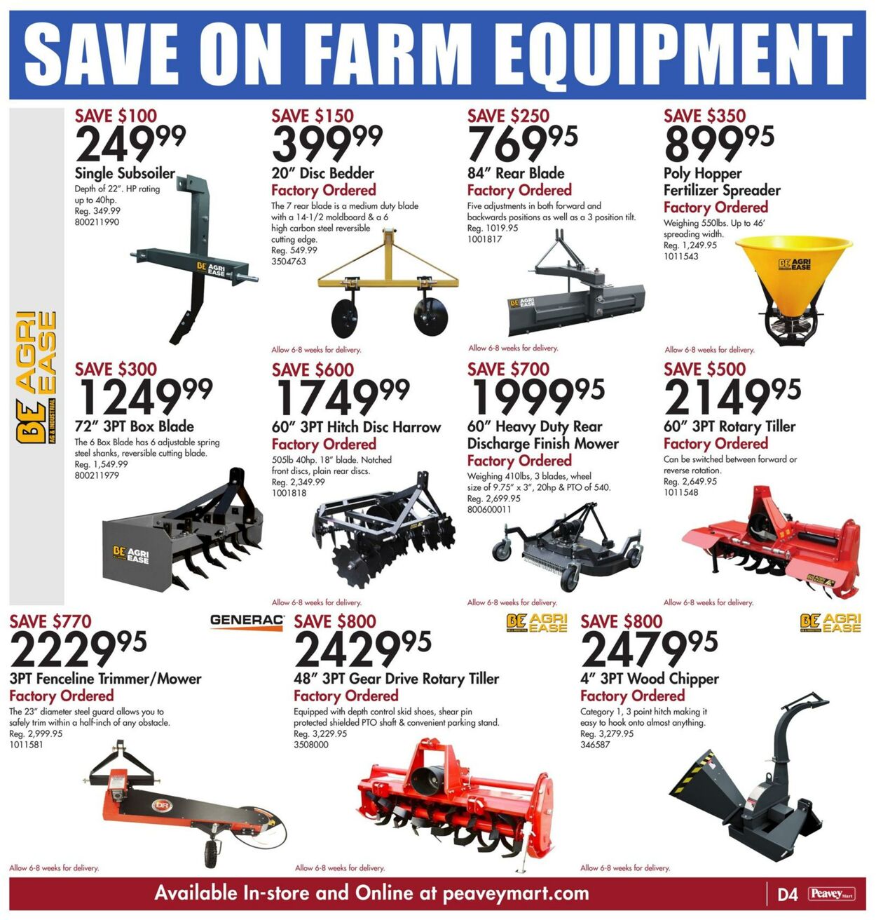 Peavey Mart Flyer from 06/16/2023