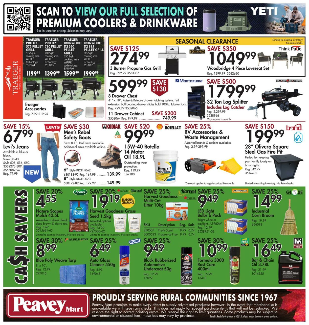 Peavey Mart Flyer from 08/11/2023