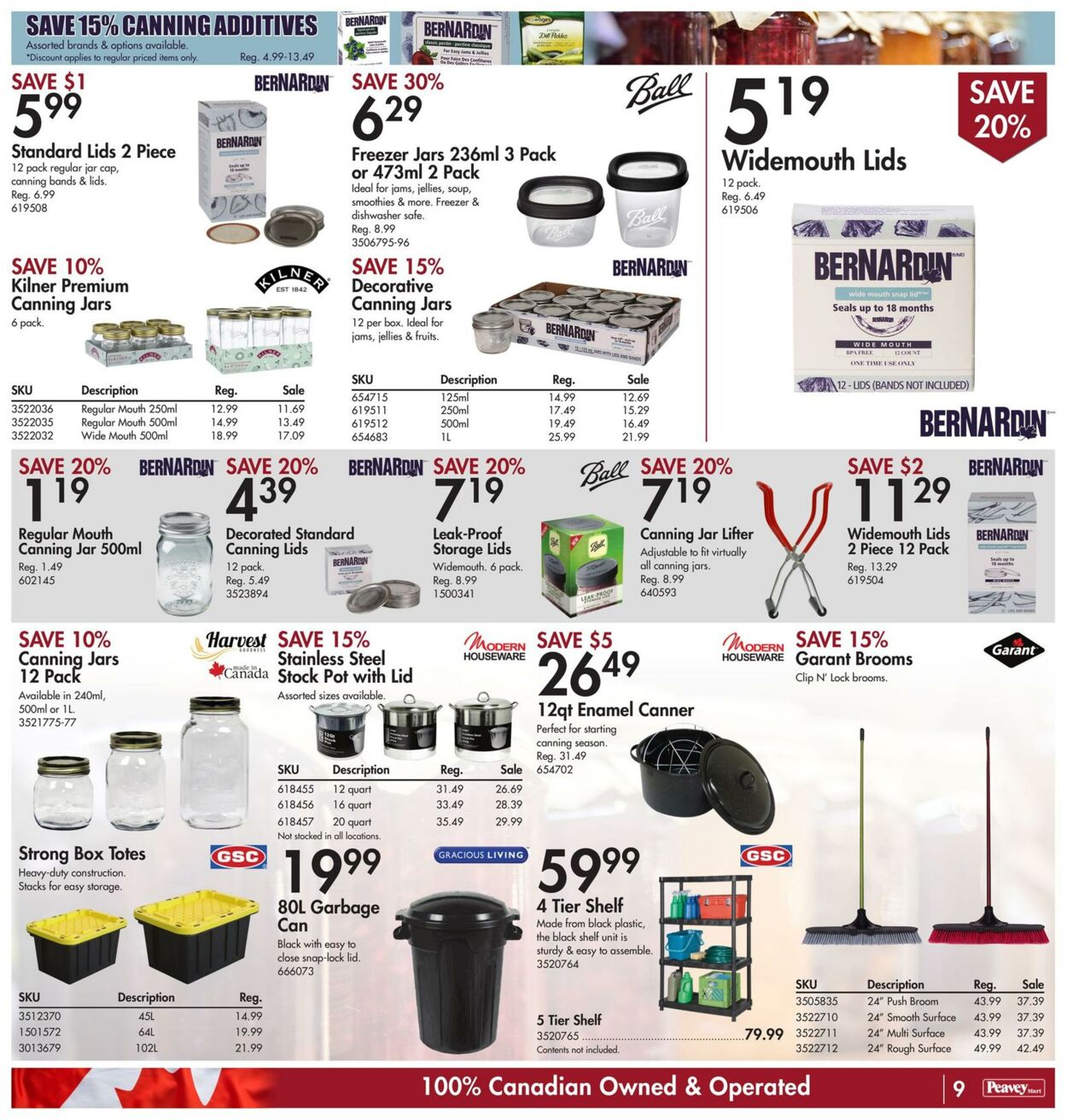 Peavey Mart Flyer from 08/31/2023