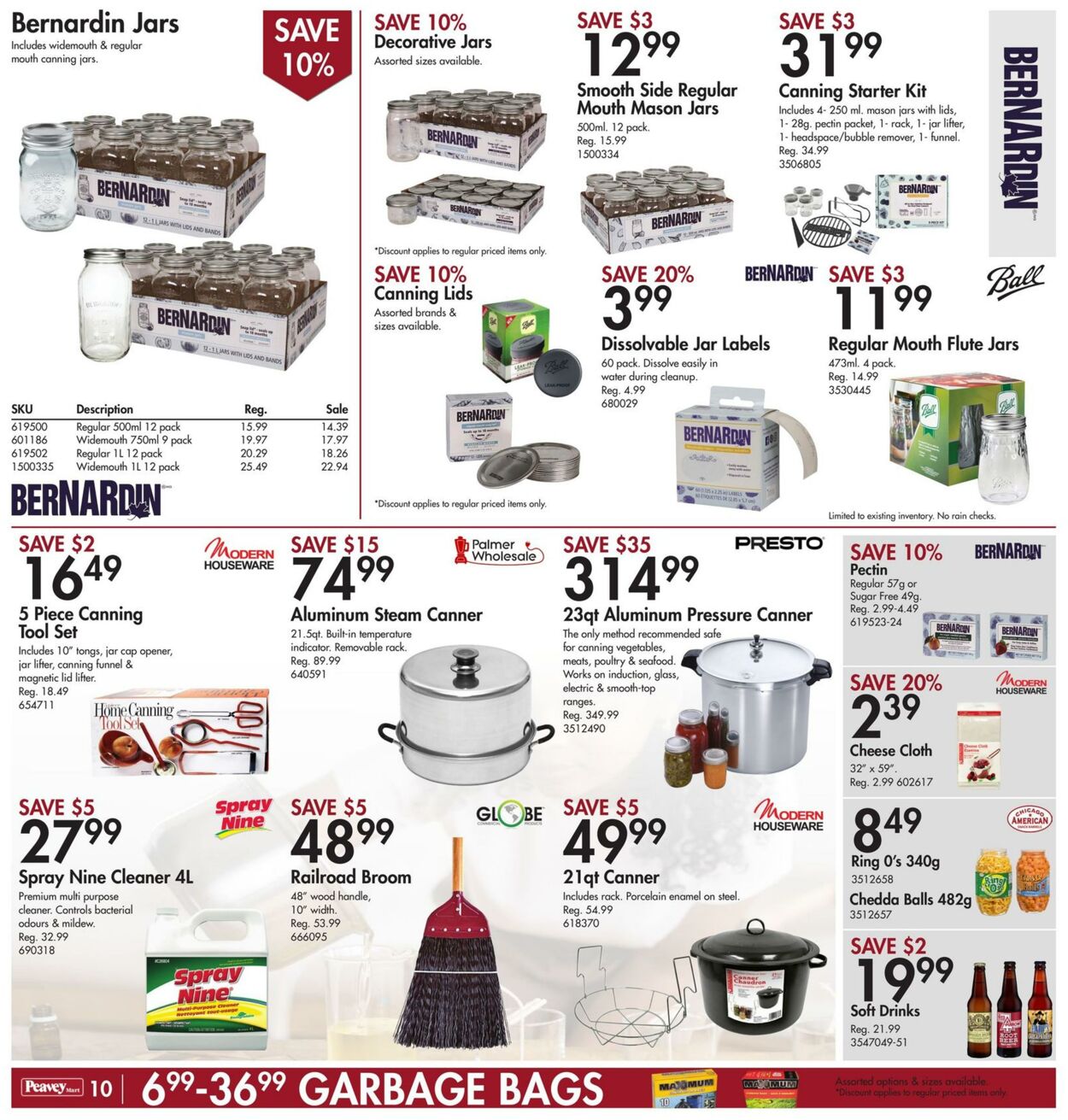 Peavey Mart Flyer from 09/08/2023