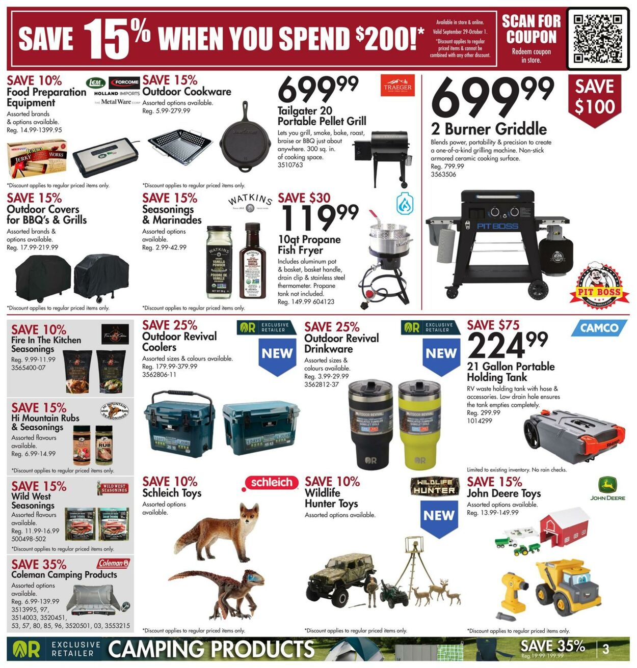 Peavey Mart Flyer from 09/29/2023
