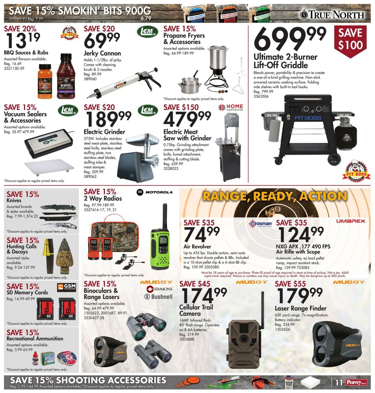 Peavey Mart Flyer from 10/20/2023