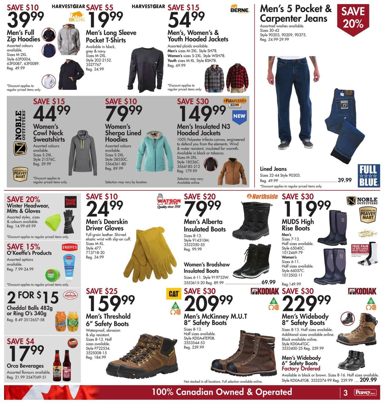 Peavey Mart Flyer from 10/27/2023