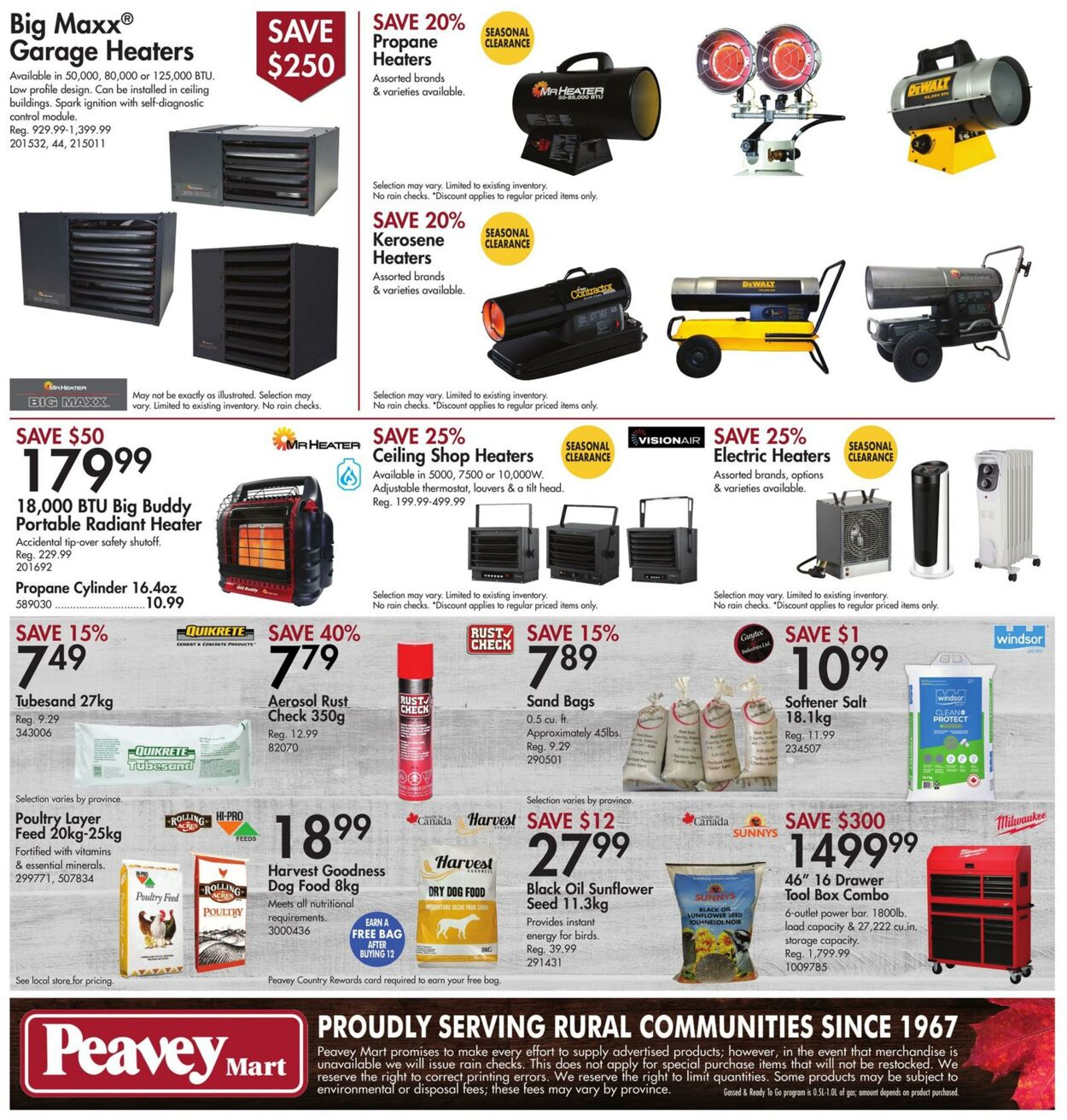 Peavey Mart Flyer from 02/09/2024