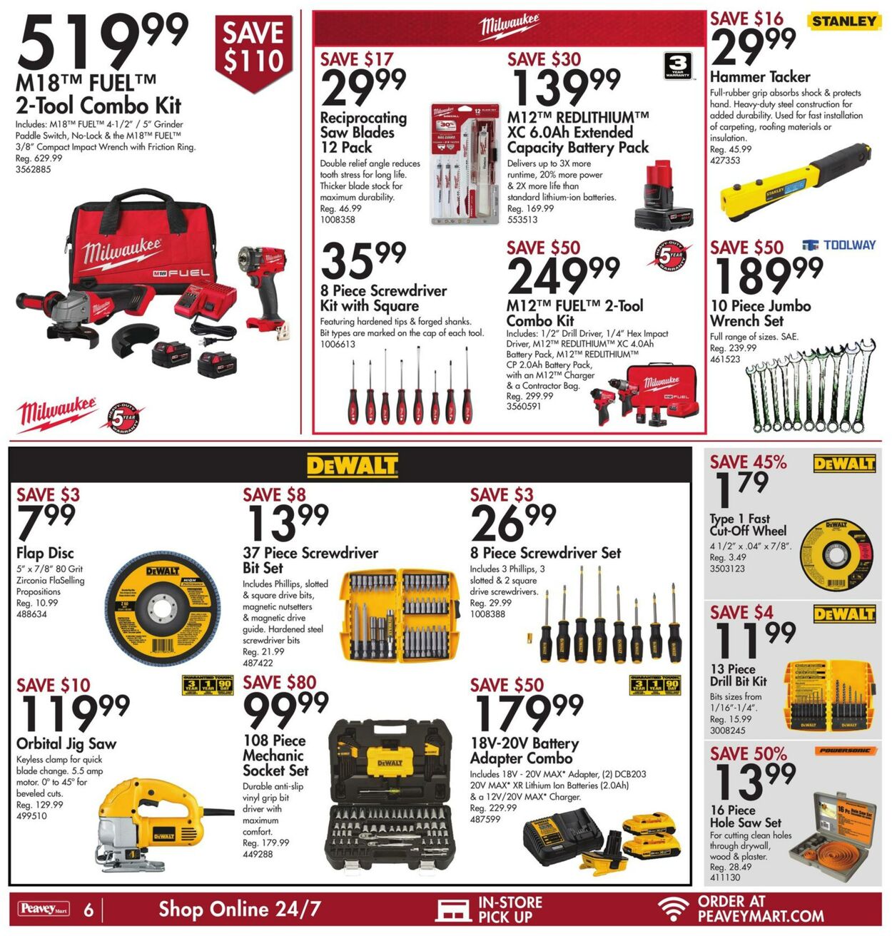 Peavey Mart Flyer from 03/22/2024