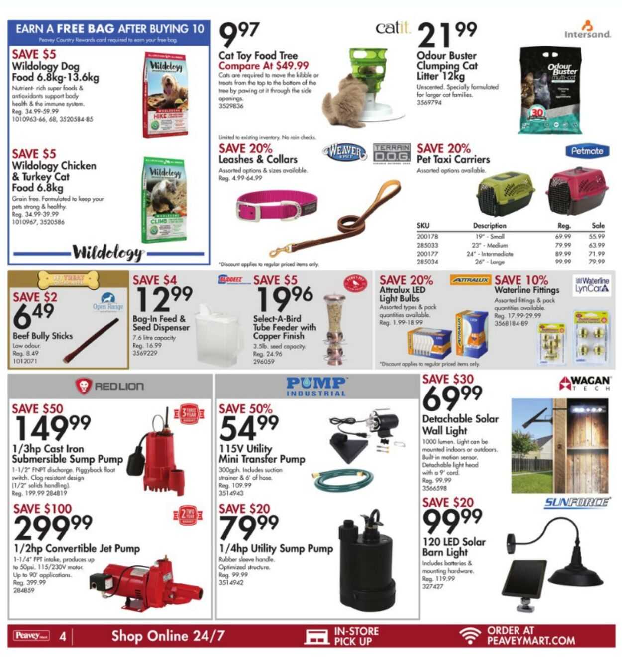 Peavey Mart Flyer from 04/12/2024