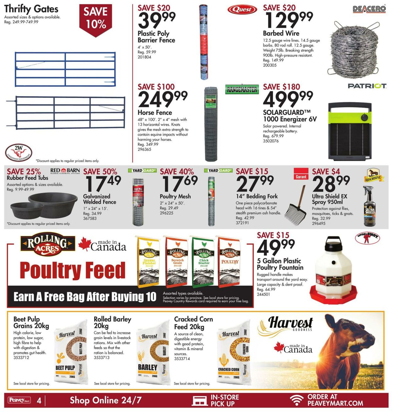 Peavey Mart Flyer from 05/10/2024