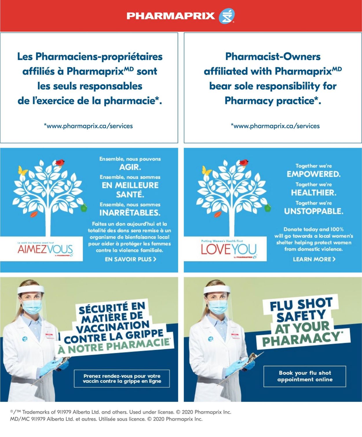 Pharmaprix Flyer from 10/31/2020