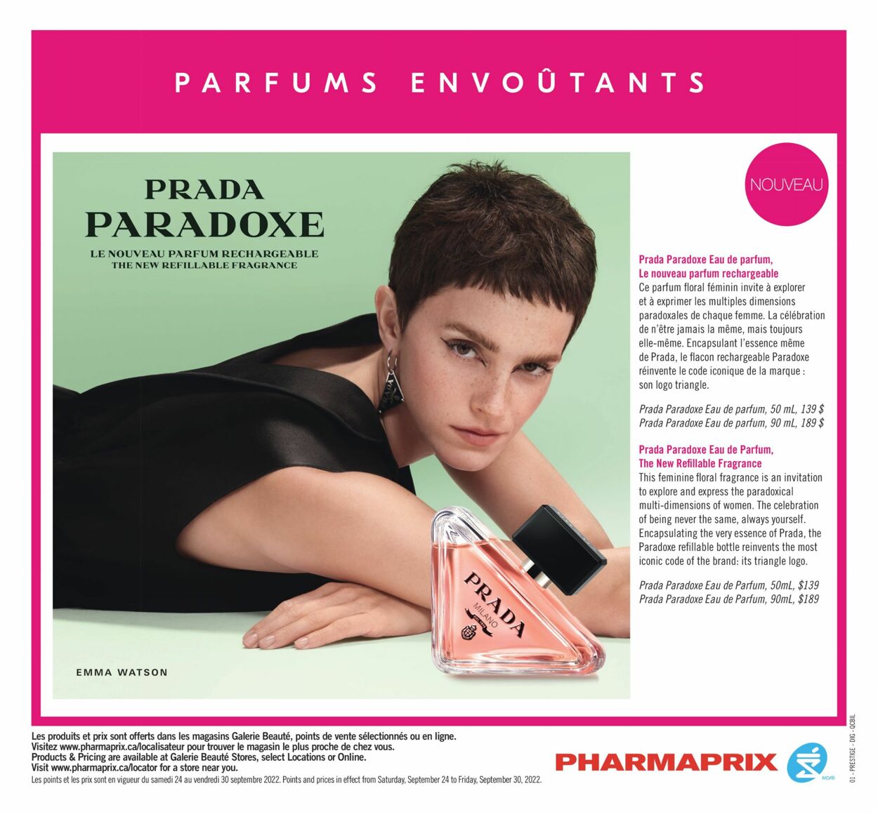 Pharmaprix Flyer from 09/24/2022