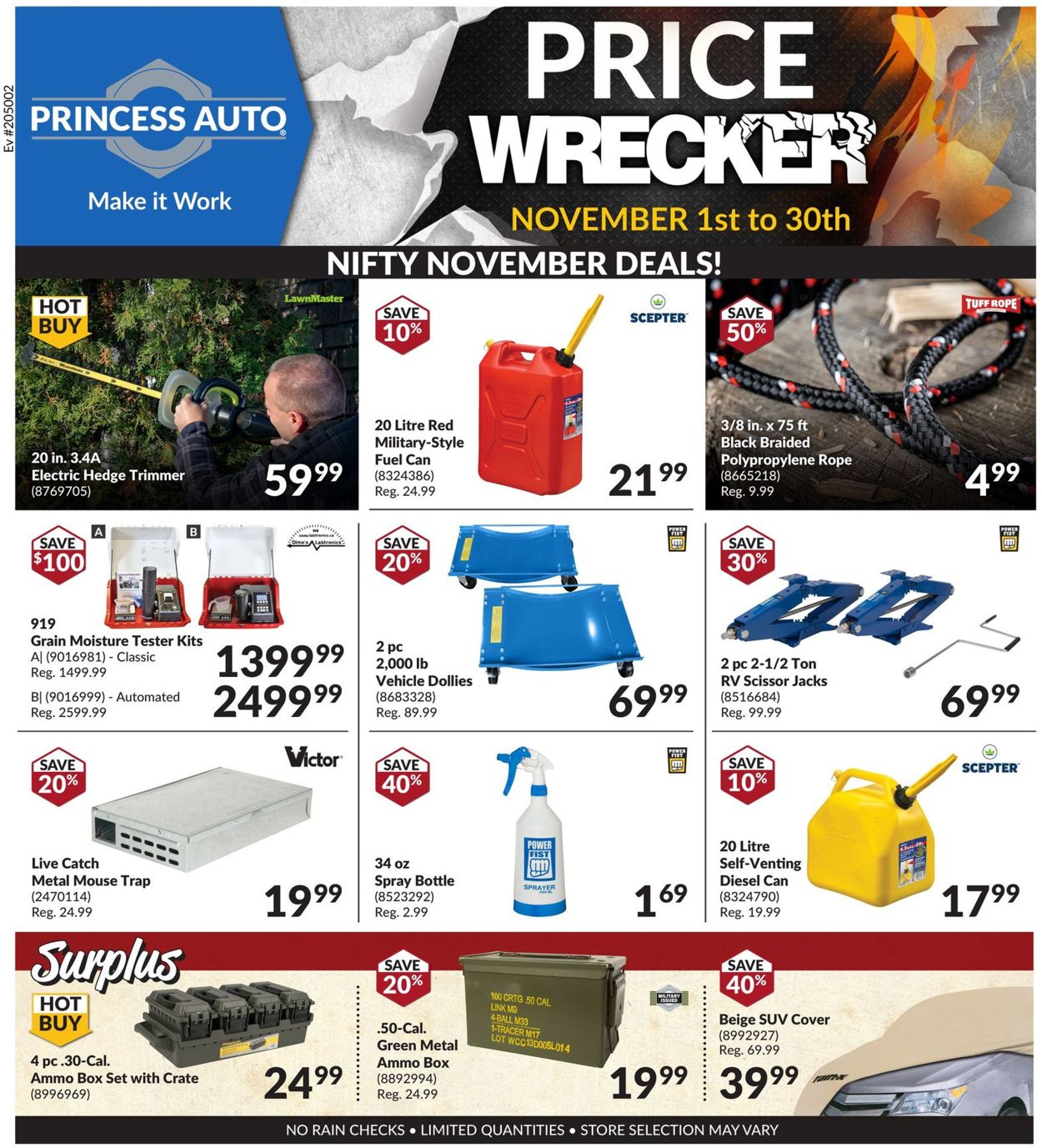 Princess Auto Flyer from 11/01/2021