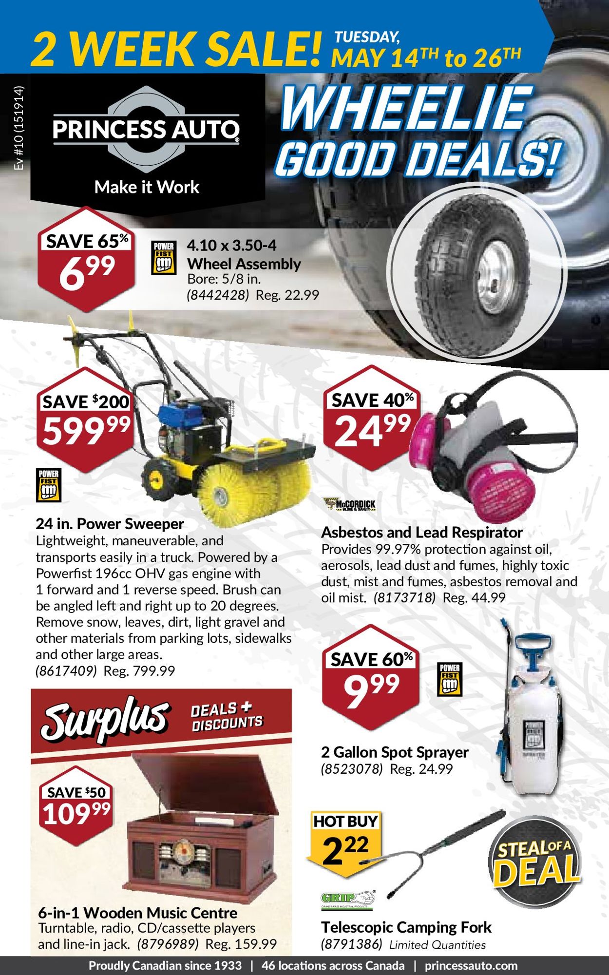 Princess Auto Flyer from 05/14/2019