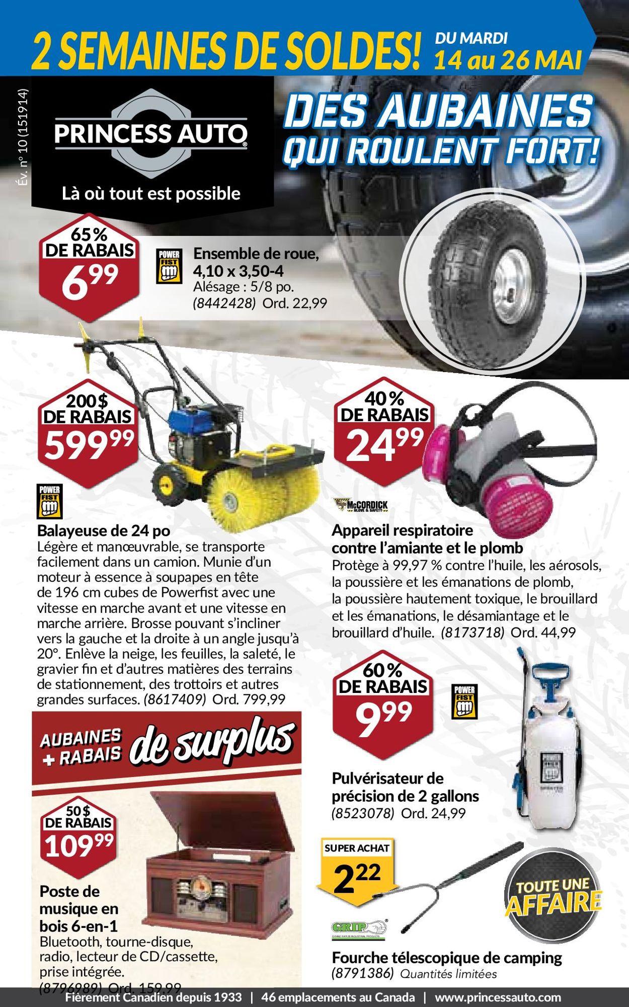 Princess Auto Flyer from 05/14/2019