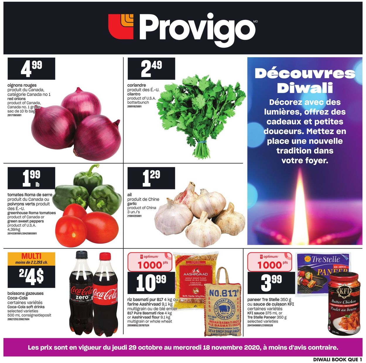 Provigo Flyer from 10/29/2020