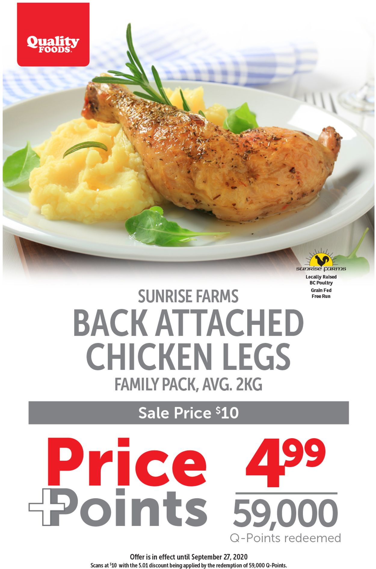 Quality Foods Flyer from 09/18/2020