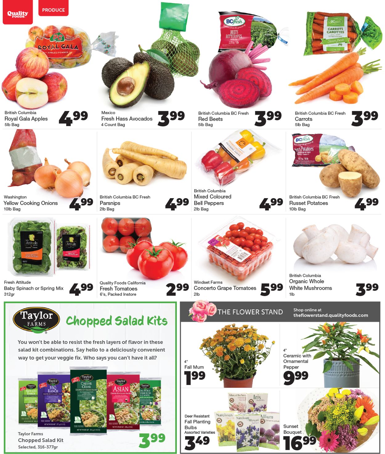 Quality Foods Flyer from 09/21/2020