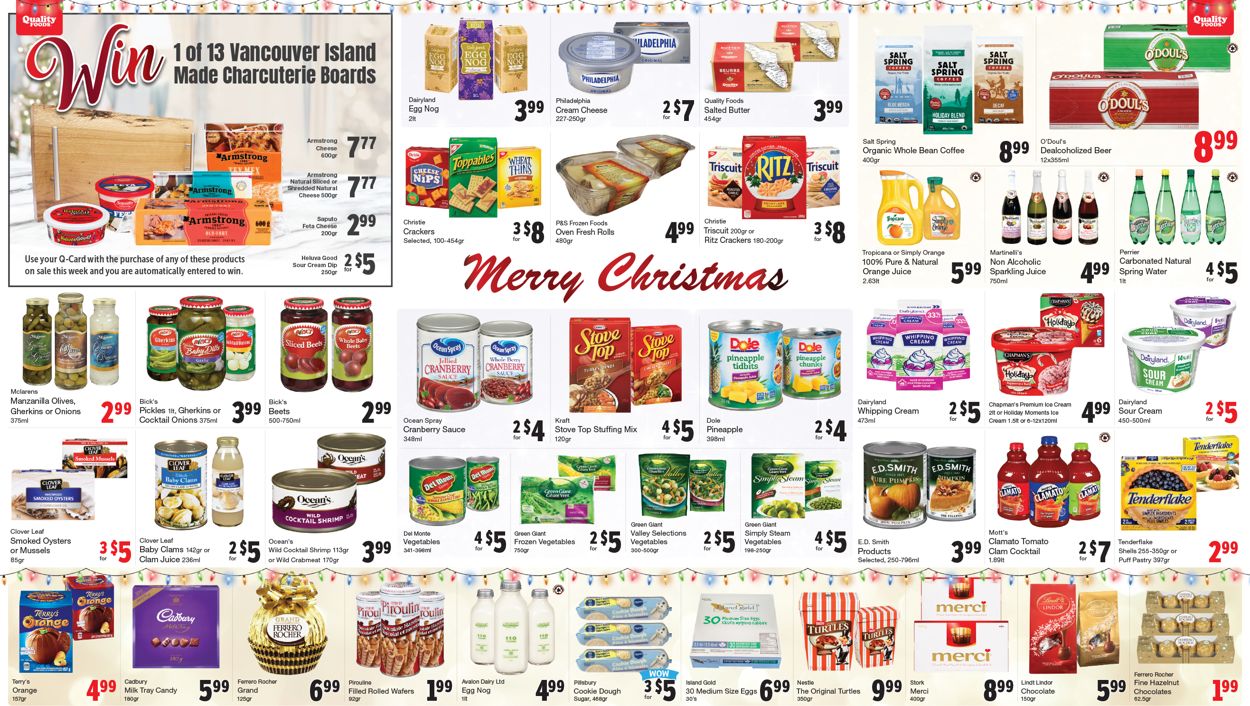 Quality Foods Flyer from 12/14/2020