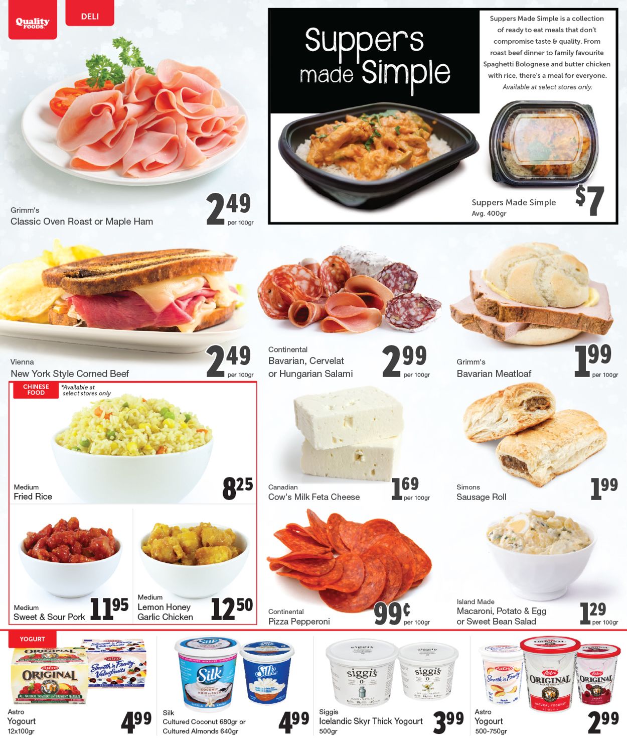 Quality Foods Flyer from 01/11/2021