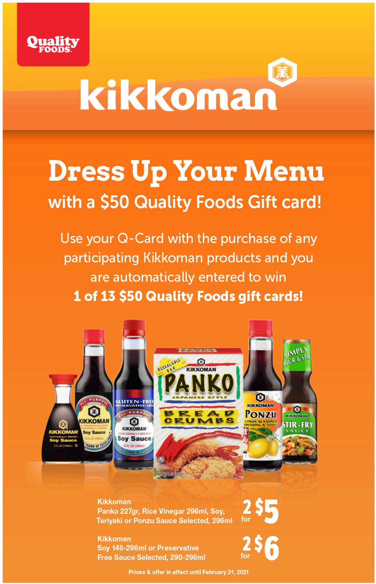 Quality Foods Flyer from 02/15/2021