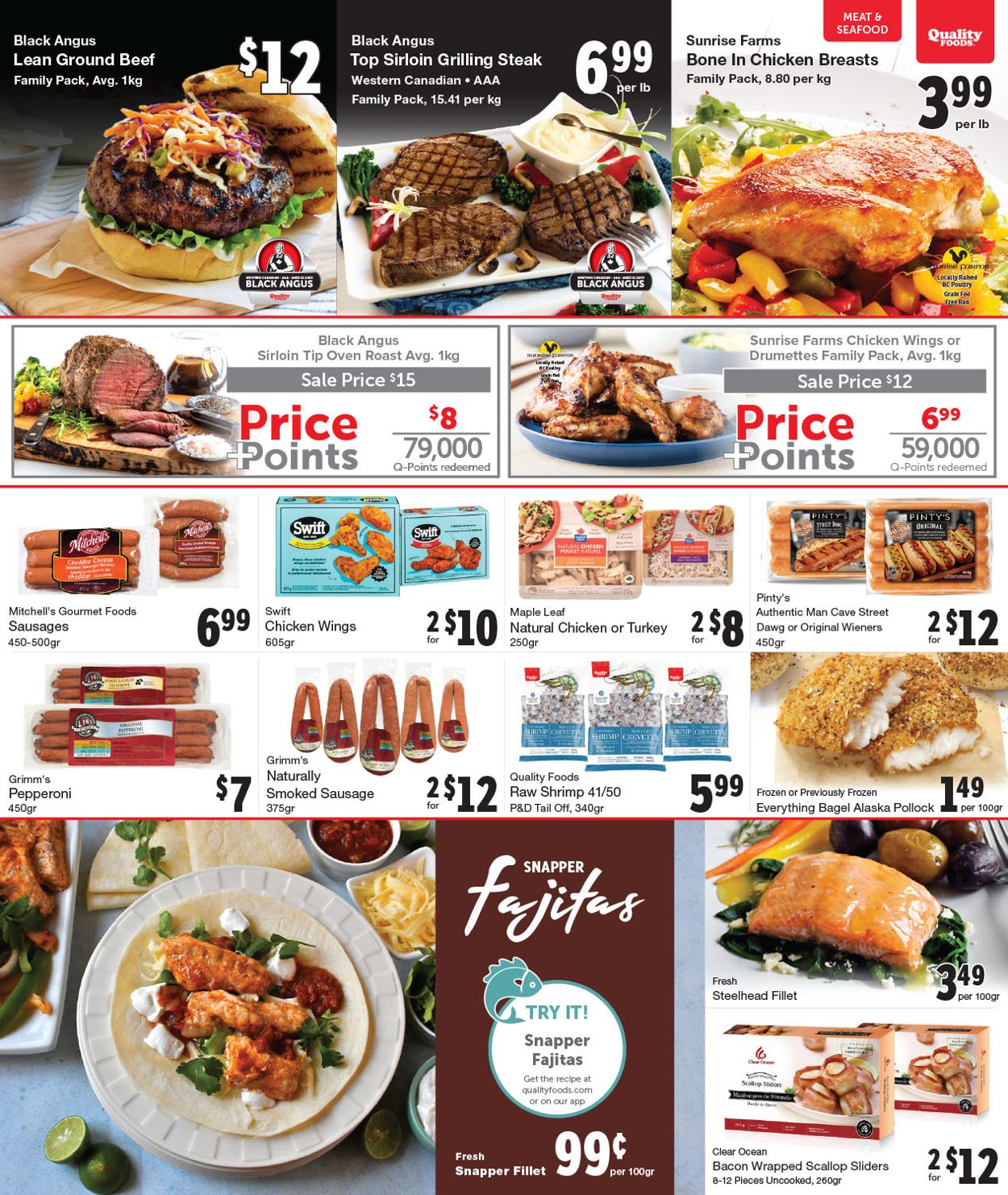 Quality Foods Flyer from 04/12/2021