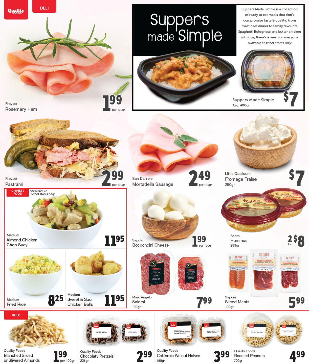 Quality Foods Flyer from 04/19/2021