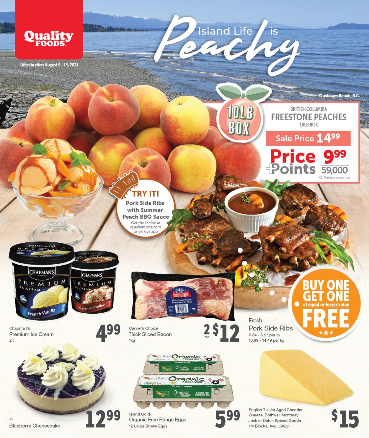 Quality Foods Flyer from 08/09/2021