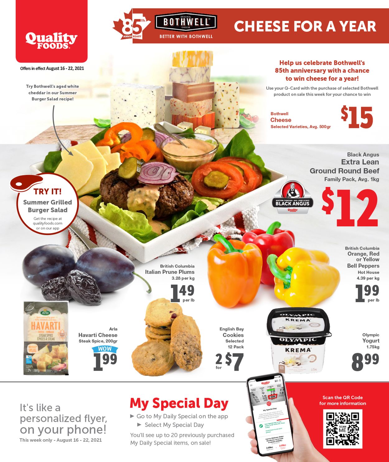 Quality Foods Flyer from 08/16/2021
