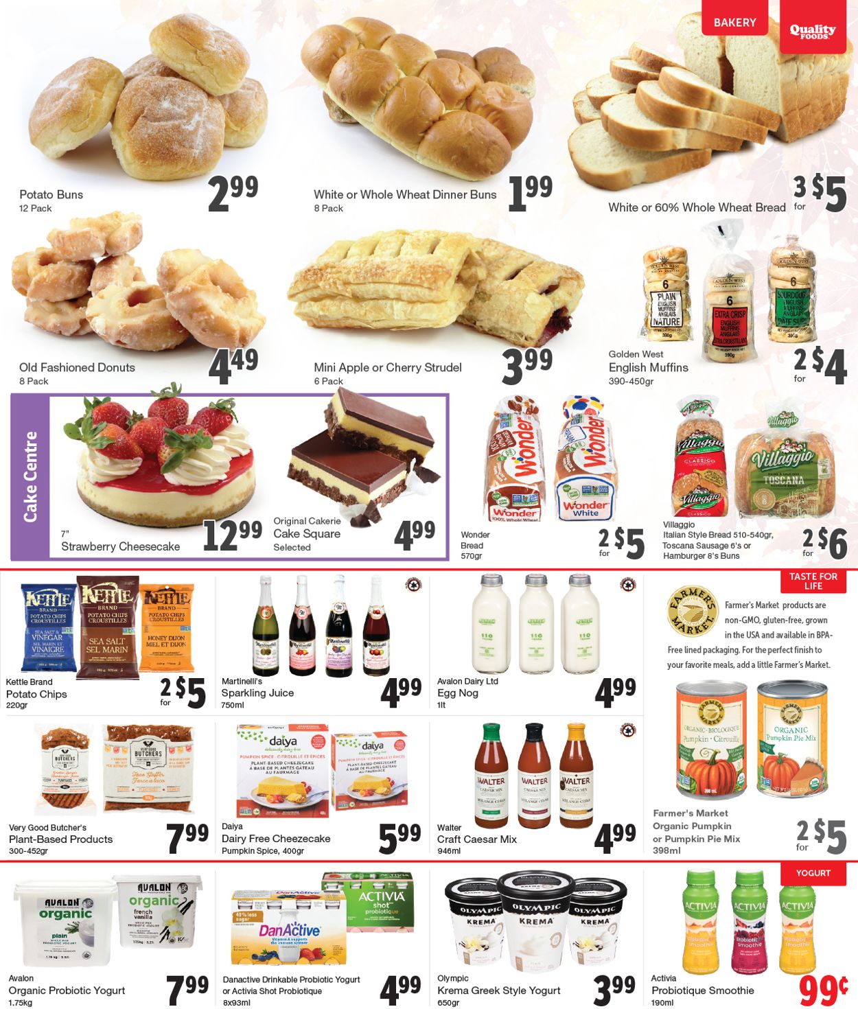 Quality Foods Flyer from 10/04/2021