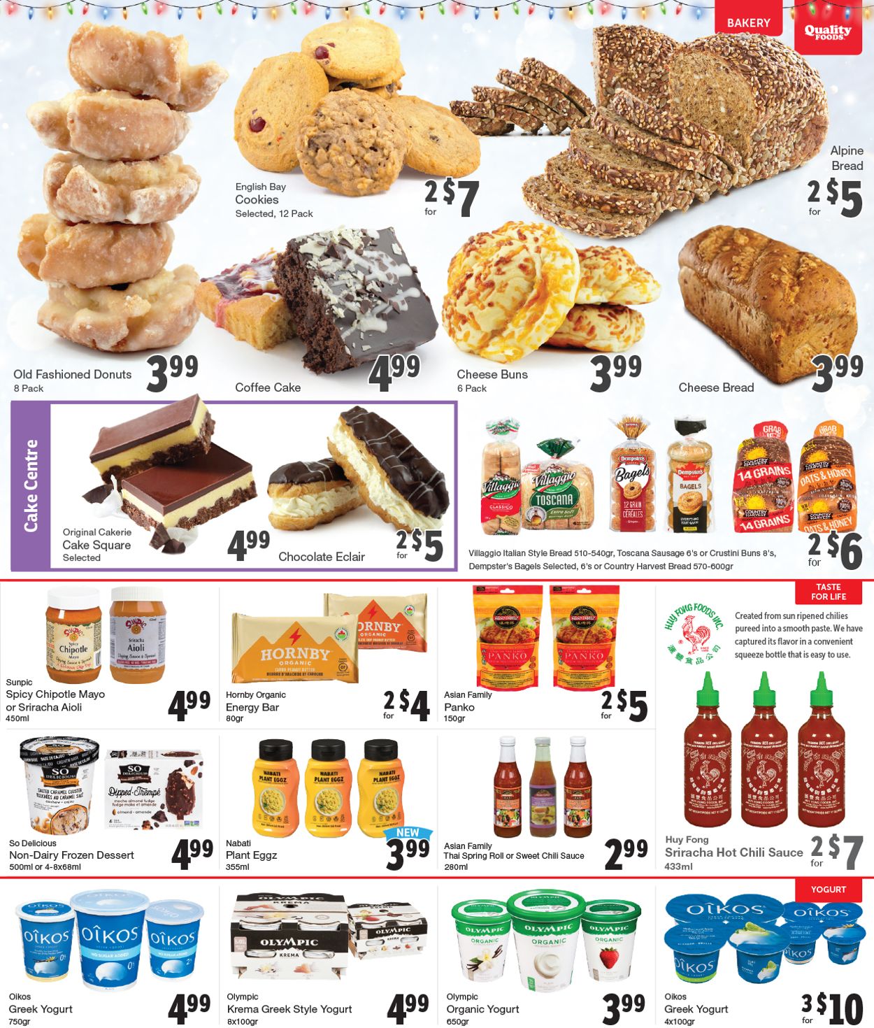 Quality Foods Flyer from 11/29/2021