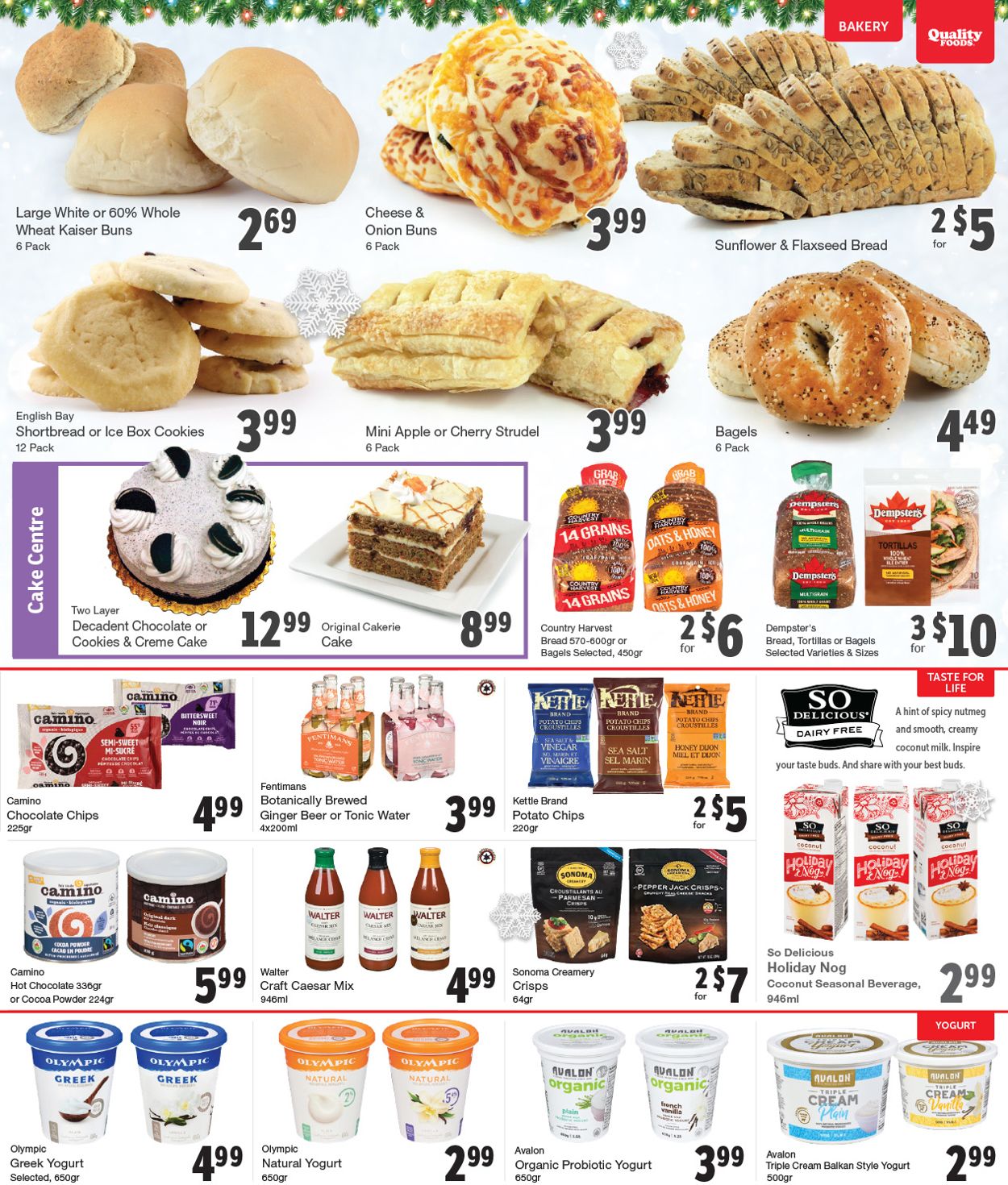 Quality Foods Flyer from 12/06/2021