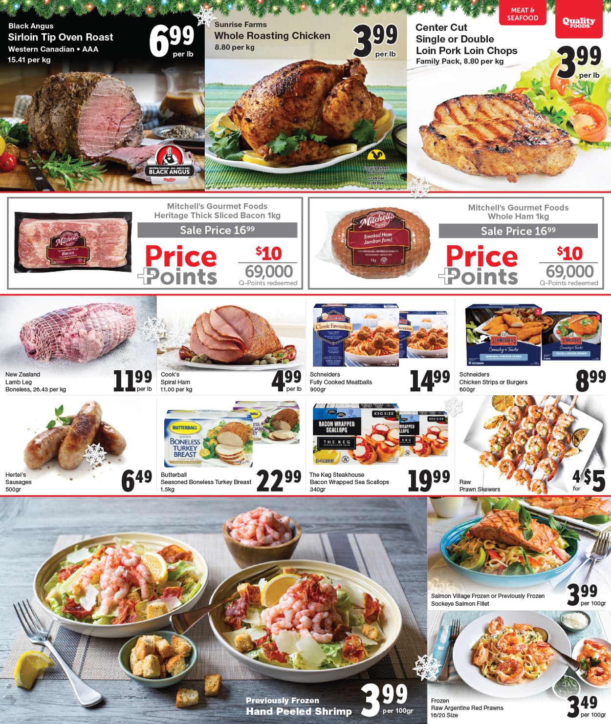 Quality Foods Flyer from 12/13/2021