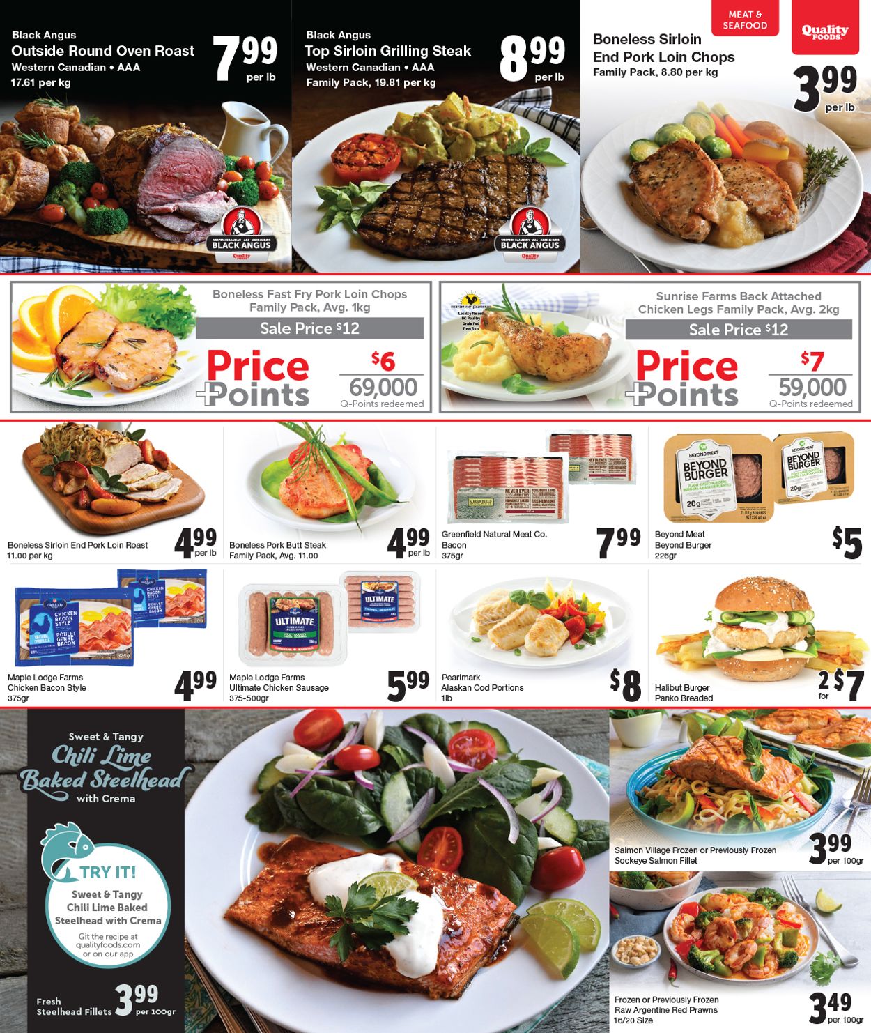 Quality Foods Flyer from 01/03/2022