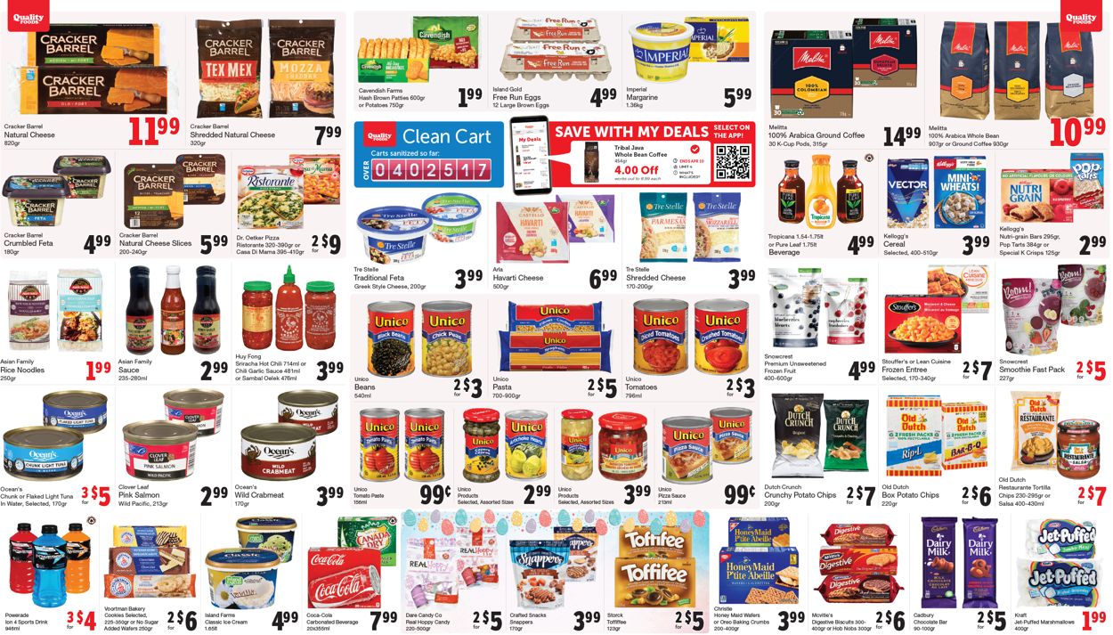 Quality Foods Flyer from 04/04/2022