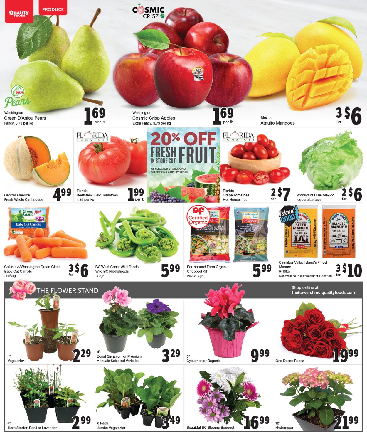 Quality Foods Flyer from 04/25/2022