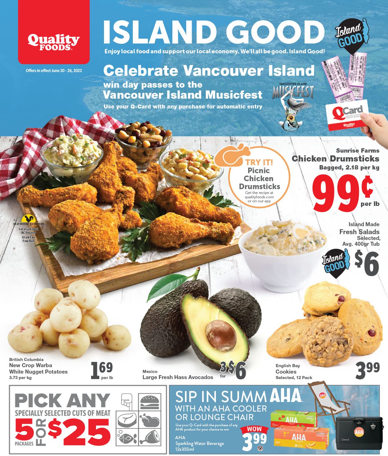 Quality Foods Flyer from 06/20/2022