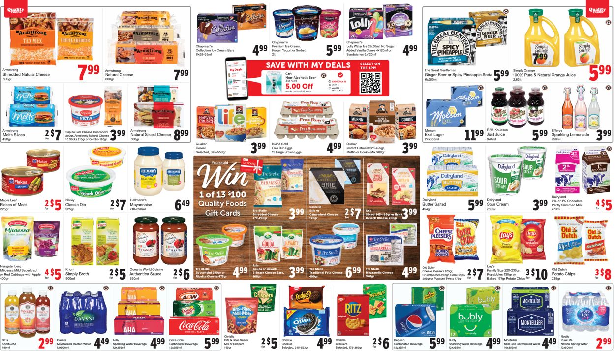 Quality Foods Flyer from 07/25/2022