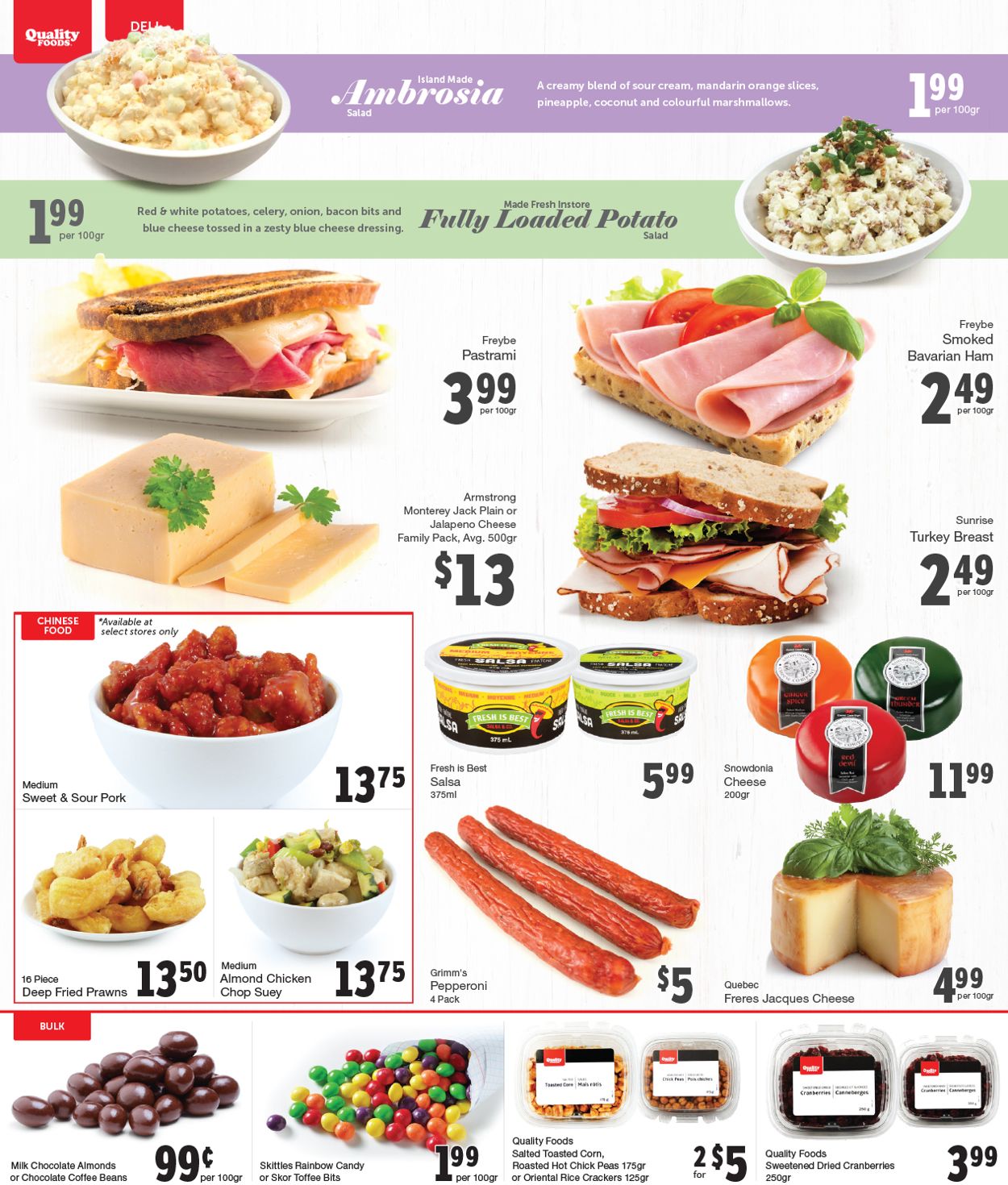 Quality Foods Flyer from 08/08/2022