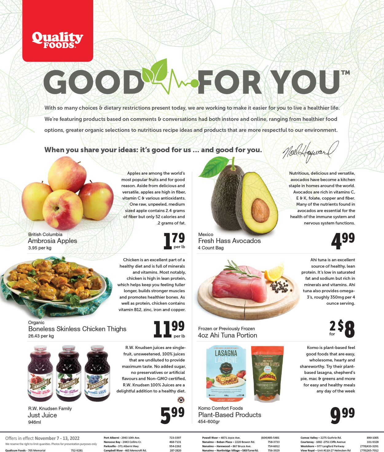 Quality Foods Current flyer 11/07 - 11/13/2022 [7]
