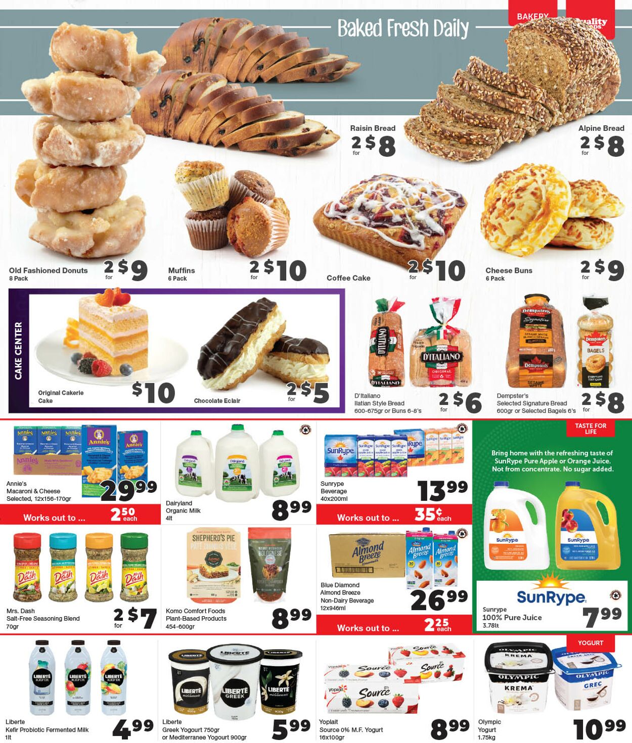 Quality Foods Flyer from 09/11/2023