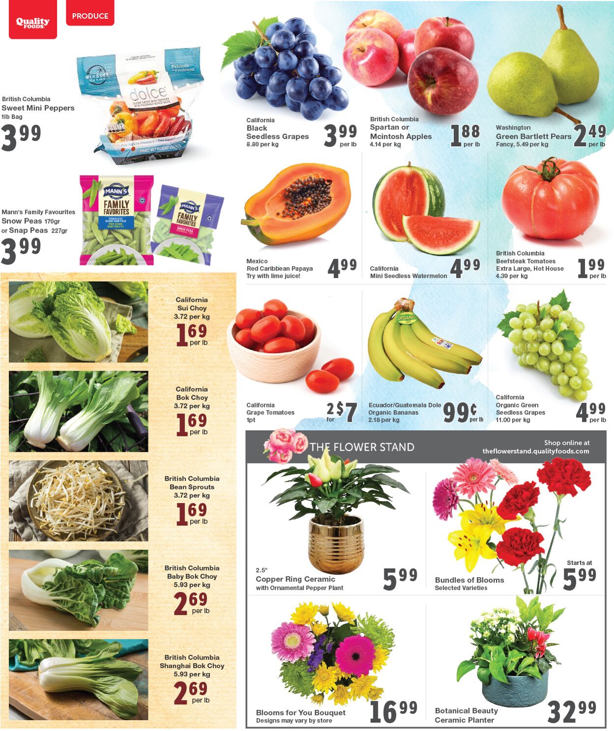 Quality Foods Flyer from 09/25/2023