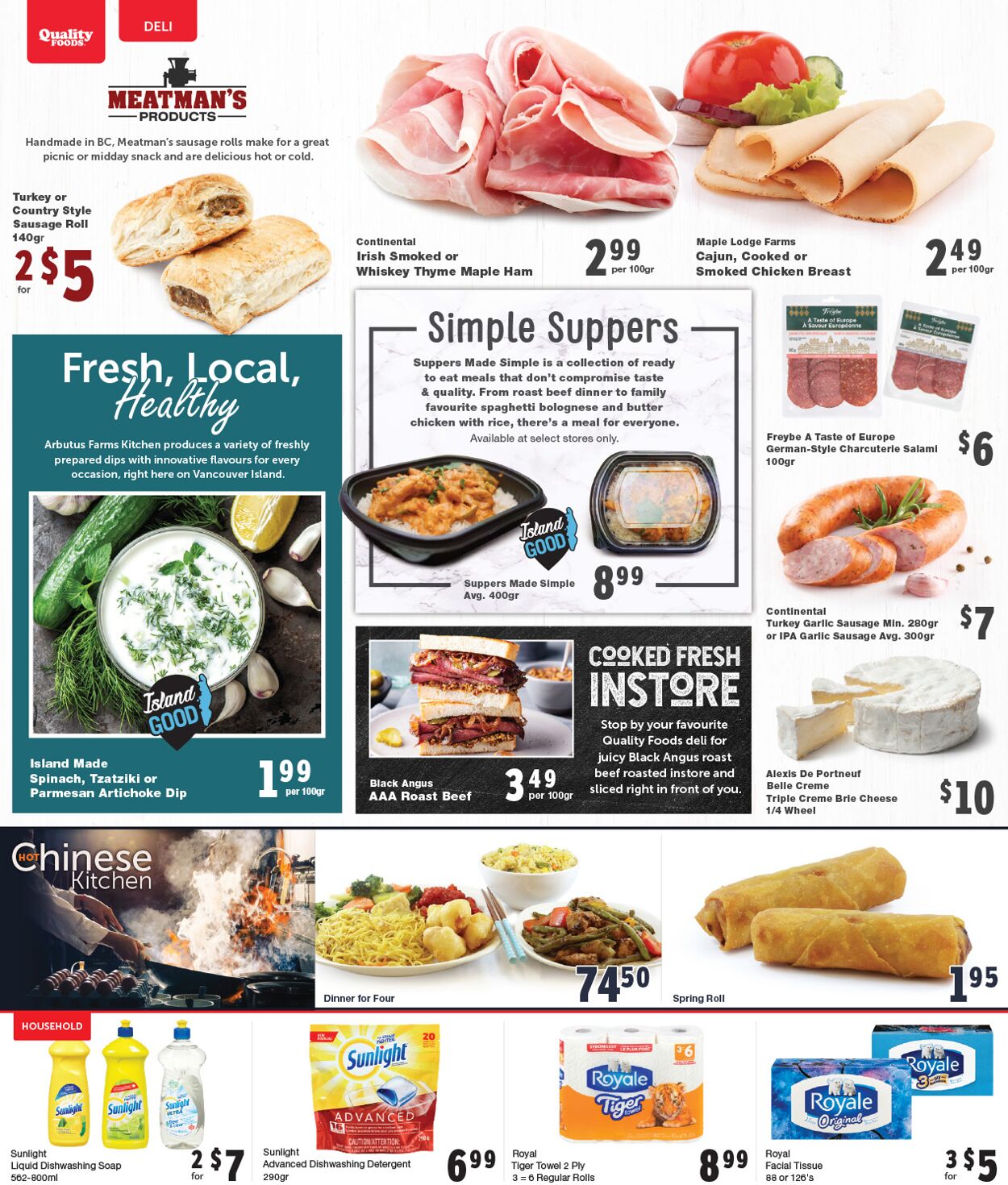Quality Foods Flyer from 09/25/2023