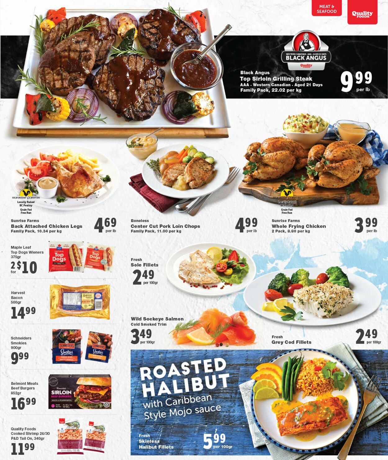 Quality Foods Flyer from 10/16/2023