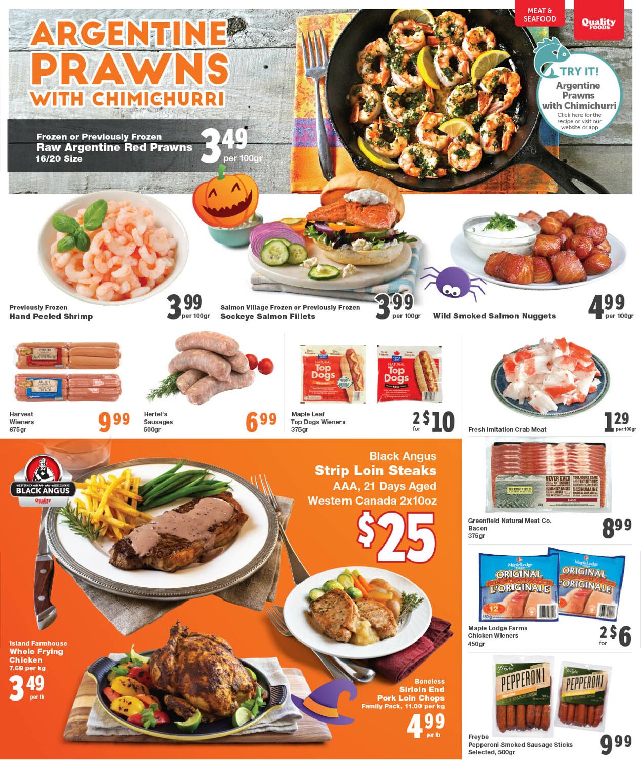 Quality Foods Flyer from 10/23/2023