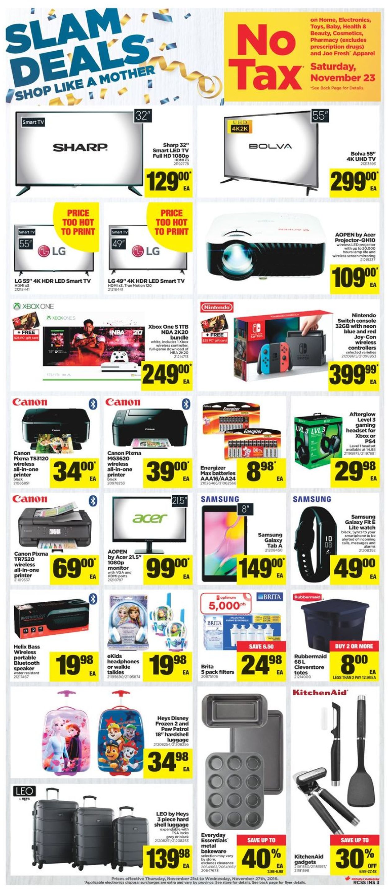 Real Canadian Superstore Flyer from 11/21/2019