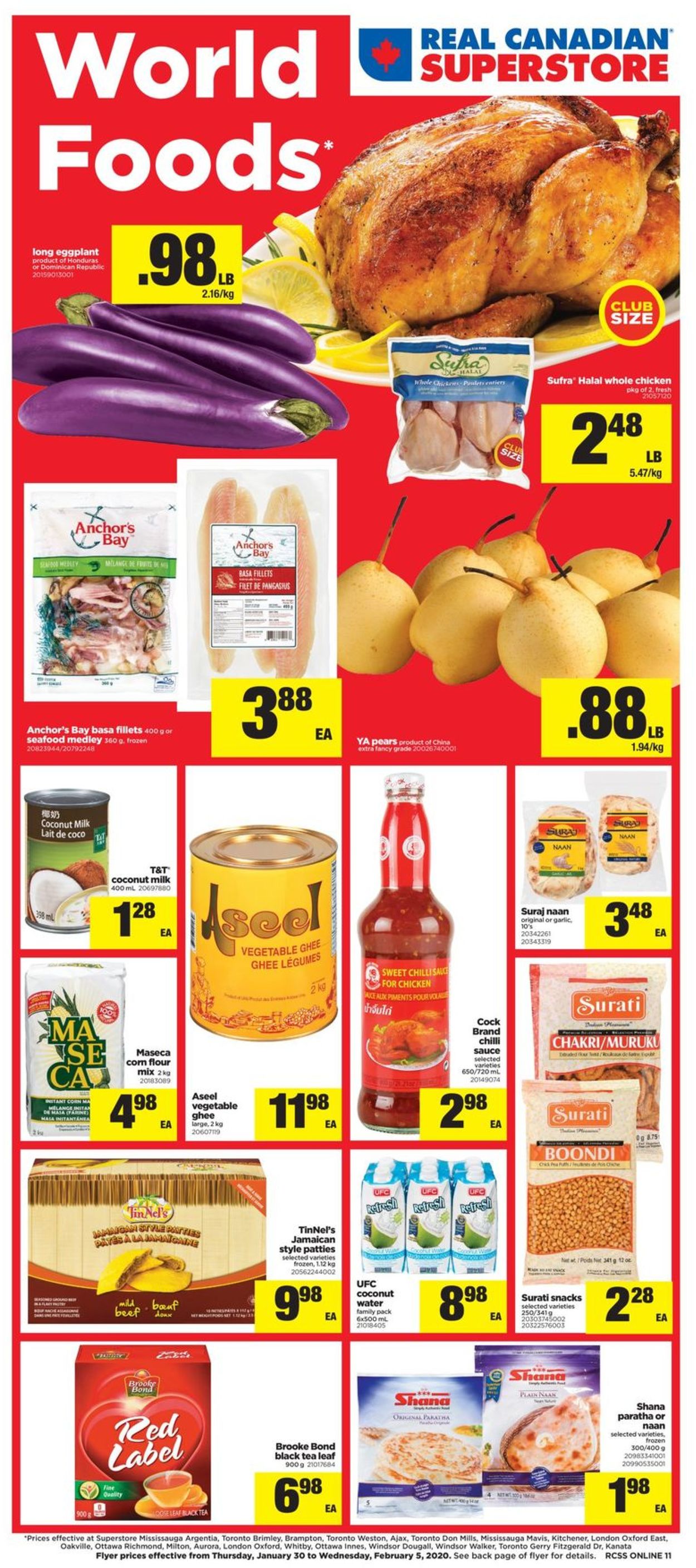 Real Canadian Superstore Flyer from 01/30/2020
